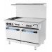 Radiance TARG-2B36G 48 inch 2 Burner Range and 36 inch Griddle with 2 Standard Oven