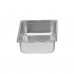 Sixth Size 4 inch Deep 22 Gauge Stainless Steel Anti Jam Pans