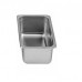 Third Size 4 inch Deep 22 Gauge Stainless Steel Anti Jam Pans