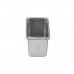 Third Size 6 inch Deep 24 Gauge Stainless Steel Anti Jam Pans