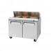 Turbo Air MST-48-N 48 inch Double Door Standard Top Sandwich Prep Table