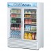 Turbo Air TGM-50RS-N 56 inch Double Glass Swing Door Merchandiser