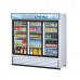 Turbo Air TGM-69R-N 78 inch 3 Sliding Glass Door Merchandiser