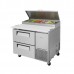 Turbo Air TPR-44SD-D2-N 44 inch Double Drawer Pizza Prep Table
