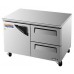 Turbo Air TUF-48SD-D2-N Super Deluxe 48 inch 2 Drawer and 1 Door Undercounter Freezer