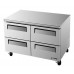 Turbo Air TUF-48SD-D4-N Super Deluxe 48 inch Four Drawer Undercounter Freezer