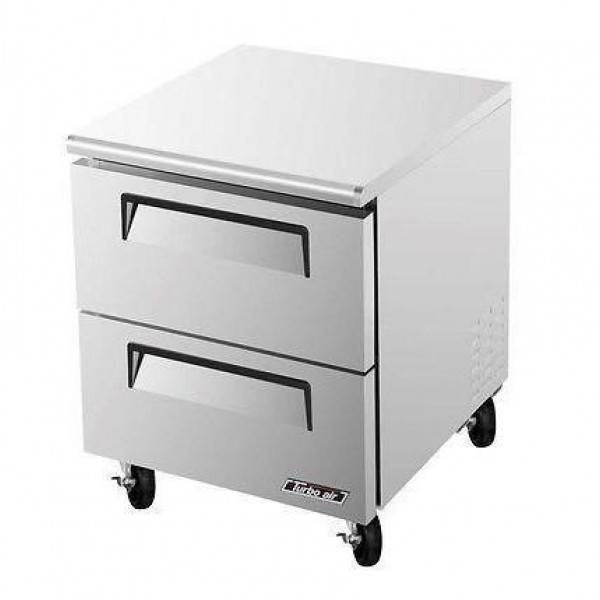 Turbo Air TUR-28SD-D2-N Super Deluxe 28 inch 2 Drawer Undercounter Refrigerator