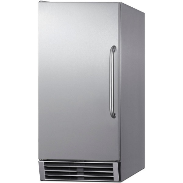 Summit Appliance BIM47OS, 15 Air Cooled Full Cube Outdoor Undercounter Ice Machine, 50 Lb
