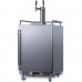 Summit Appliance SBC682WKDTWIN, 24 Undercounter Outdoor Refrigerated Wine Dispenser, 2 Tap
