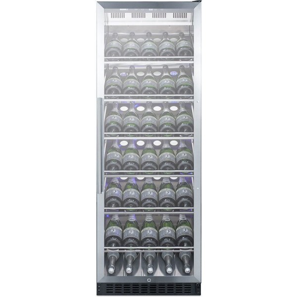 Summit Appliance SCR1401CH, 1 Swing Glass Door Wine Cellar Cabinet, Single Temperature, 6 Shelves