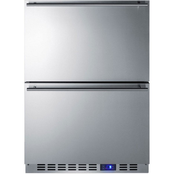 Summit Appliance SPFF51OS2D, 24 2 Drawer Outdoor Undercounter Freezer