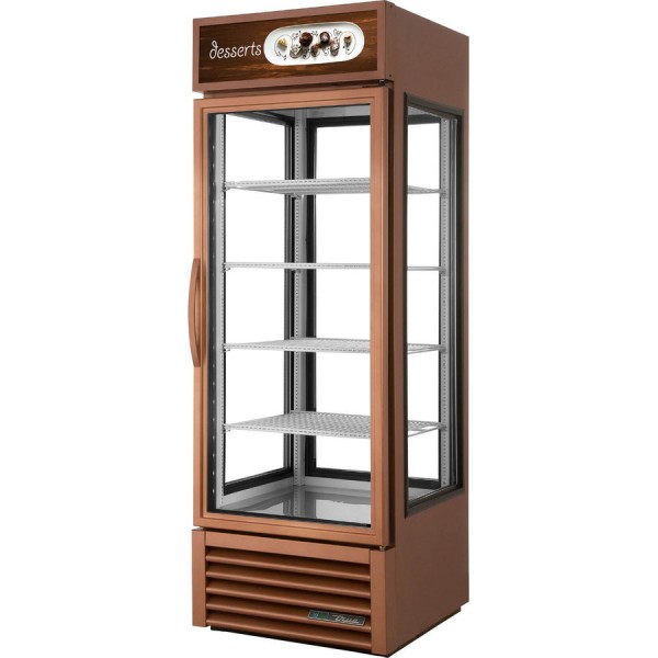 True G4SM-23-HC~TSL01, 27 4 Sided Glass Door Refrigerated Merchandiser True G4SM-23-HC~TSL01, 27 4 Sided Glass Door Refrigerated Merchandiser