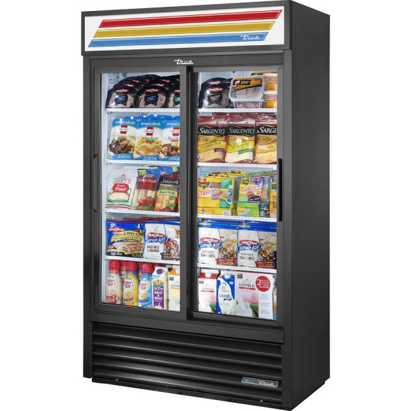 True GDM-41SL-HC-LD, 47 2 Slide Glass Door Merchandiser Refrigerator, Slim Line True GDM-41SL-HC-LD, 47 2 Slide Glass Door Merchandiser Refrigerator, Slim Line