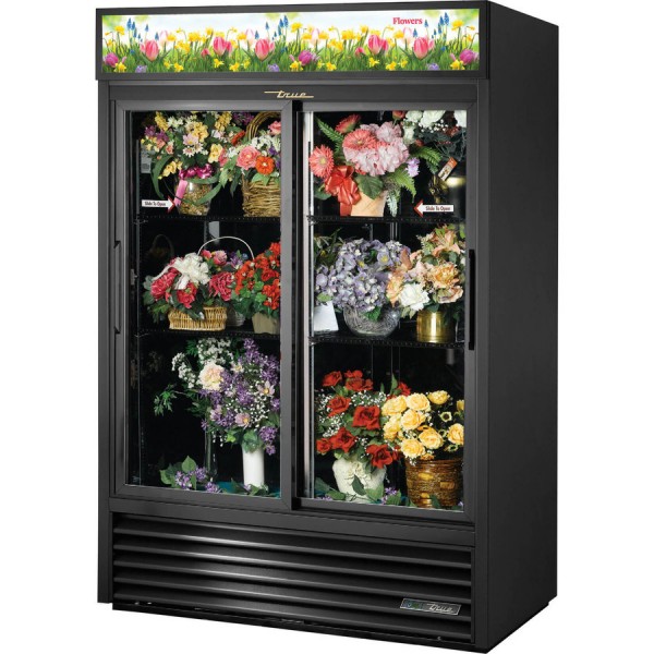 True GDM-47FC-HC-LD, 54 2 Slide Glass Door Floral Case Refrigerated Merchandiser True GDM-47FC-HC-LD, 54 2 Slide Glass Door Floral Case Refrigerated Merchandiser
