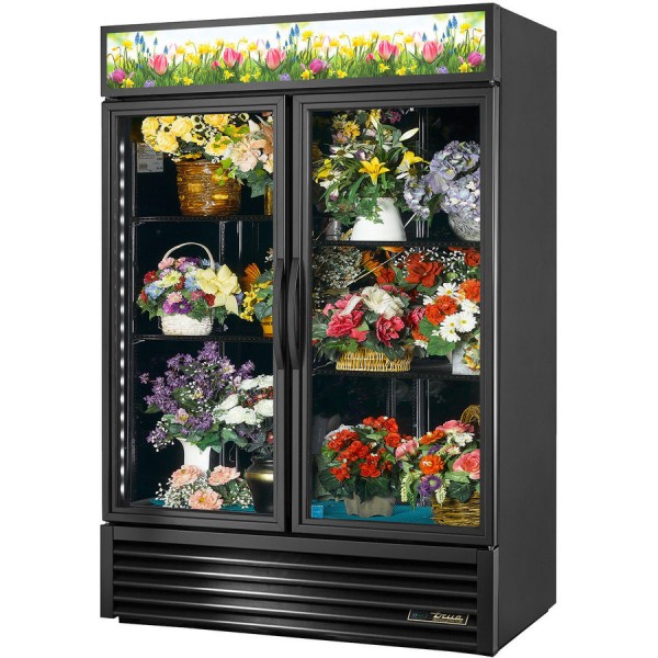 True GDM-49FC-HC~TSL01, 54 2 Swing Glass Door Floral Case Refrigerated Merchandiser True GDM-49FC-HC~TSL01, 54 2 Swing Glass Door Floral Case Refrigerated Merchandiser