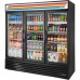 True GDM-72-HC~TSL01, 78 3 Swing Glass Door Merchandiser Refrigerator True GDM-72-HC~TSL01, 78 3 Swing Glass Door Merchandiser Refrigerator