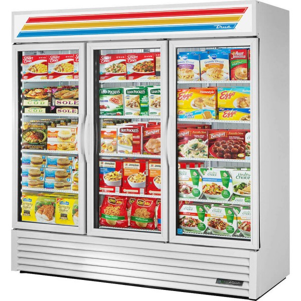True GDM-72F-HC~TSL01, 78 3 Swing Glass Door Merchandiser Freezer True GDM-72F-HC~TSL01, 78 3 Swing Glass Door Merchandiser Freezer