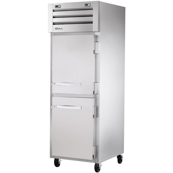 True STR1DT-2HS-HC, 27 2 Half Door Dual Temperature Reach-In Refrigerator / Freezer, Spec Series True STR1DT-2HS-HC, 27 2 Half Door Dual Temperature Reach-In Refrigerator / Freezer, Spec Series