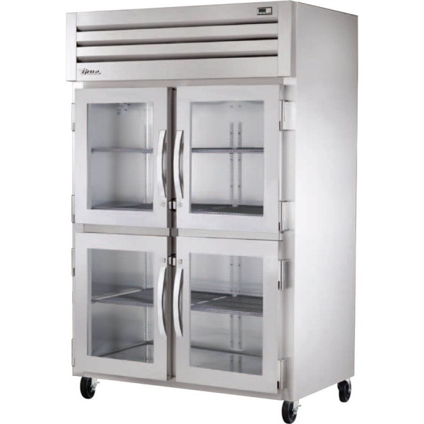 True STR2R-4HG-HC, 53 4 Glass Half Door Reach-In Refrigerator, Spec Series True STR2R-4HG-HC, 53 4 Glass Half Door Reach-In Refrigerator, Spec Series