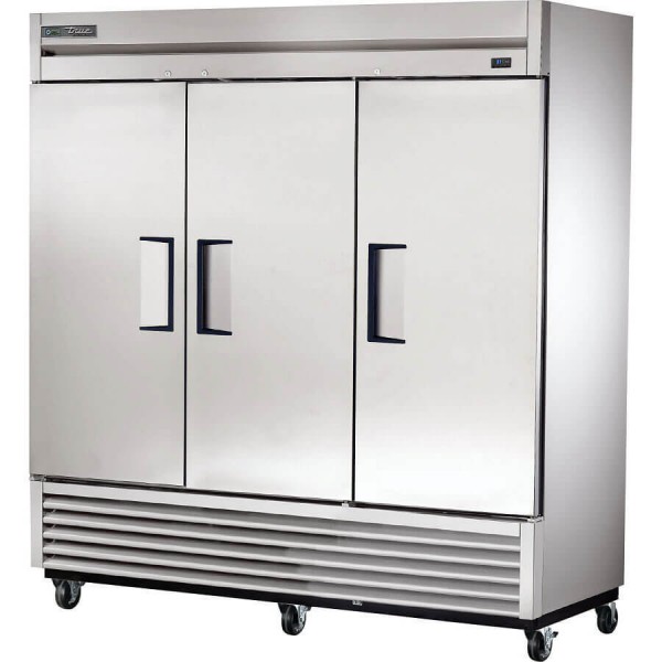 True T-72-HC, 78 3 Solid Door Reach-In Refrigerator, T-Series True T-72-HC, 78 3 Solid Door Reach-In Refrigerator, T-Series
