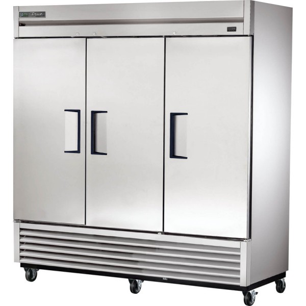 True T-72F-HC, 78 3 Solid Door Reach-In Freezer, T-Series True T-72F-HC, 78 3 Solid Door Reach-In Freezer, T-Series