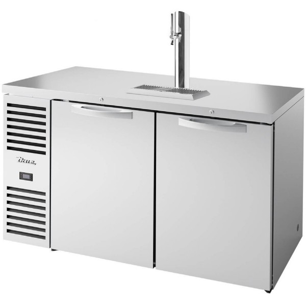 True TDR60-RISZ1-L-S-SS-1, 60 Direct Draw Beer Dispenser, 2 Keg, 1 Tap True TDR60-RISZ1-L-S-SS-1, 60 Direct Draw Beer Dispenser, 2 Keg, 1 Tap