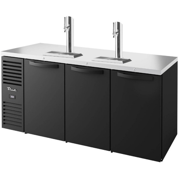 True TDR72-RISZ1-L-B-SSS-1, 72 Direct Draw Beer Dispenser, 3 Keg, 2 Tap True TDR72-RISZ1-L-B-SSS-1, 72 Direct Draw Beer Dispenser, 3 Keg, 2 Tap