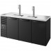 True TDR72-RISZ1-L-B-SSS-1, 72 Direct Draw Beer Dispenser, 3 Keg, 2 Tap True TDR72-RISZ1-L-B-SSS-1, 72 Direct Draw Beer Dispenser, 3 Keg, 2 Tap