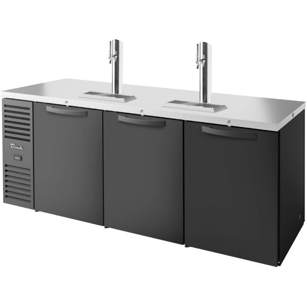 True TDR84-PTSZ1-L-B-SSS-SSS-1, 84 Pass-Thru Direct Draw Beer Dispenser, 4 Keg, 2 Tap True TDR84-PTSZ1-L-B-SSS-SSS-1, 84 Pass-Thru Direct Draw Beer Dispenser, 4 Keg, 2 Tap