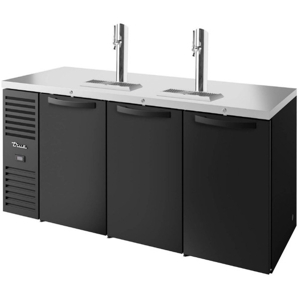 True TDR84-RISZ1-L-B-SSS-1, 84 Direct Draw Beer Dispenser, 4 Keg, 2 Tap True TDR84-RISZ1-L-B-SSS-1, 84 Direct Draw Beer Dispenser, 4 Keg, 2 Tap