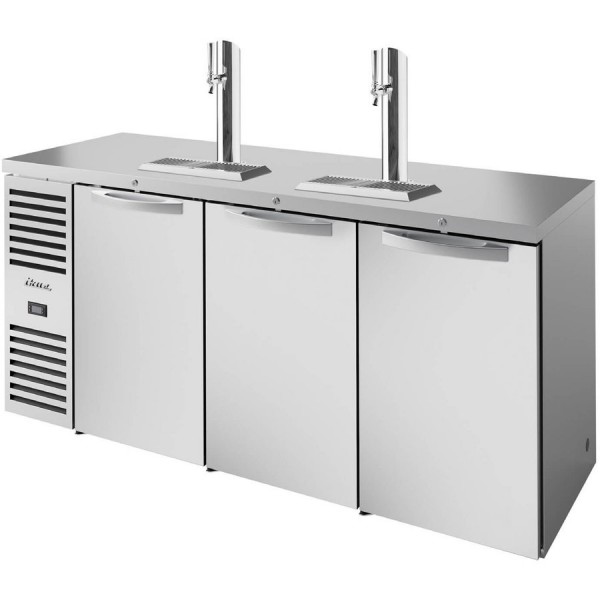 True TDR84-RISZ1-L-S-SSS-1, 84 Direct Draw Beer Dispenser, 4 Keg, 2 Tap True TDR84-RISZ1-L-S-SSS-1, 84 Direct Draw Beer Dispenser, 4 Keg, 2 Tap