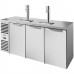 True TDR84-RISZ1-L-S-SSS-1, 84 Direct Draw Beer Dispenser, 4 Keg, 2 Tap True TDR84-RISZ1-L-S-SSS-1, 84 Direct Draw Beer Dispenser, 4 Keg, 2 Tap