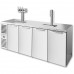 True TDR92-RISZ1-L-S-SSSS-1, 92 Direct Draw Beer Dispenser, 4 Keg, 2 Tap True TDR92-RISZ1-L-S-SSSS-1, 92 Direct Draw Beer Dispenser, 4 Keg, 2 Tap