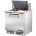 True TFP-32-12M, 32 1 Door Mega Top Sandwich / Salad Prep Table, (12) 1/6 size pans True TFP-32-12M, 32 1 Door Mega Top Sandwich / Salad Prep Table, (12) 1/6 size pans