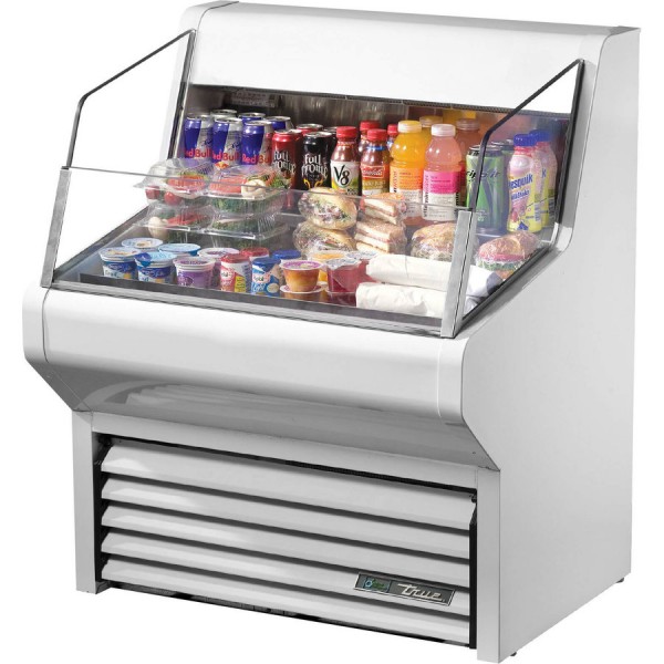 True THAC-36-HC-LD, 36 Horizontal Open Display Case Merchandiser True THAC-36-HC-LD, 36 Horizontal Open Display Case Merchandiser