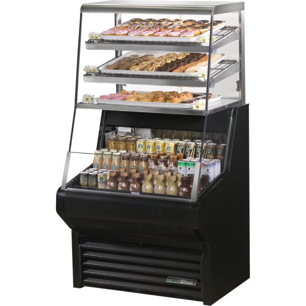 True THAC-36DG-HC-LD, 36 Horizontal Open Display Case Merchandiser True THAC-36DG-HC-LD, 36 Horizontal Open Display Case Merchandiser