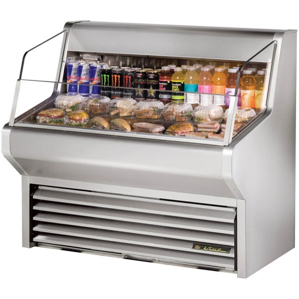 True THAC-48-S-HC-LD, 48 Horizontal Open Display Case Merchandiser, Stainless Steel True THAC-48-S-HC-LD, 48 Horizontal Open Display Case Merchandiser, Stainless Steel