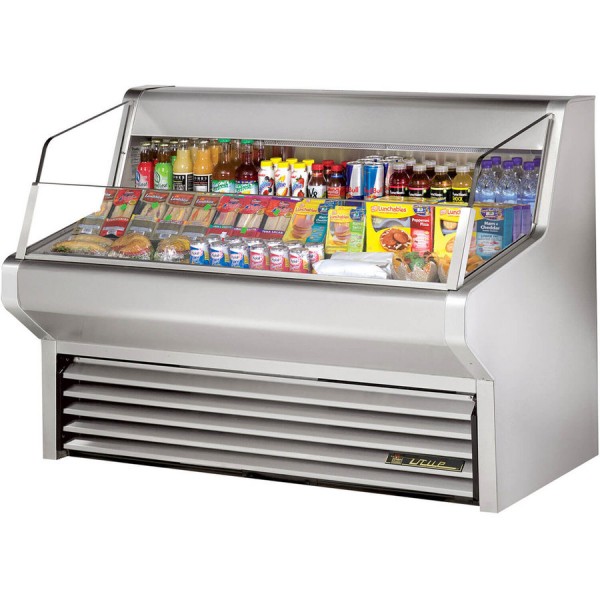 True THAC-60-S-HC-LD, 60 Horizontal Open Display Case Merchandiser, Stainless Steel True THAC-60-S-HC-LD, 60 Horizontal Open Display Case Merchandiser, Stainless Steel