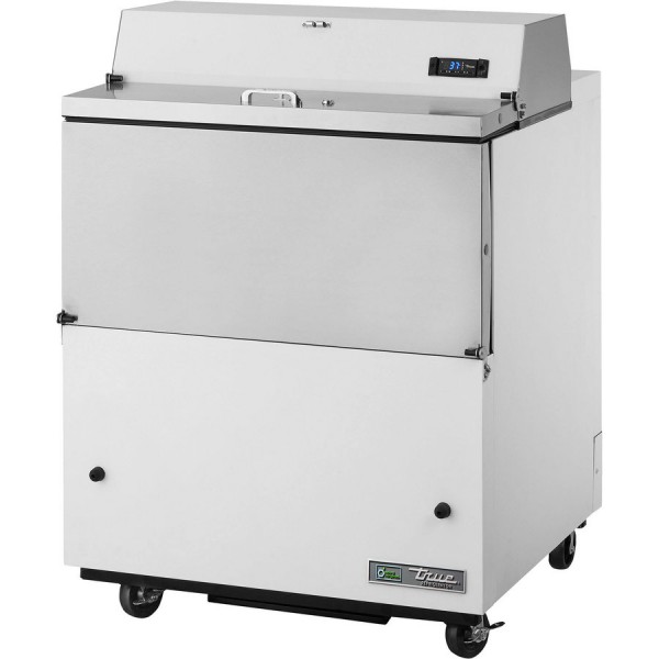 True TMC-34-SS-HC, 34 2 Door Single Sided Milk Cooler, 8 Crate Capacity True TMC-34-SS-HC, 34 2 Door Single Sided Milk Cooler, 8 Crate Capacity