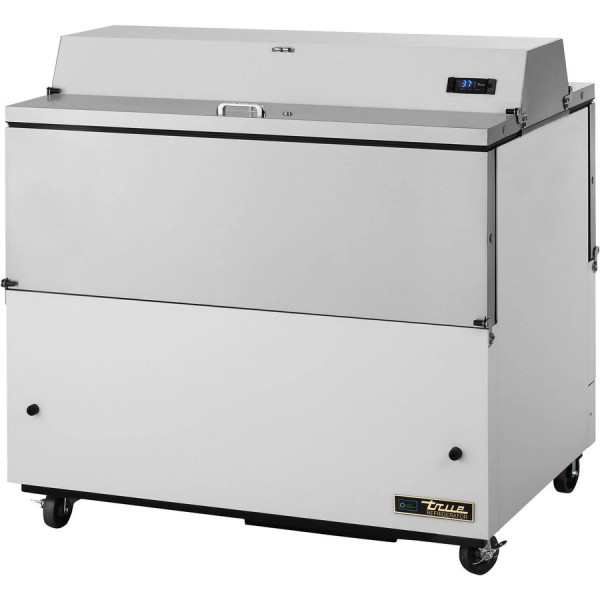 True TMC-49-DS-SS-HC, 49 4 Door Dual Sided Milk Cooler, 12 Crate Capacity True TMC-49-DS-SS-HC, 49 4 Door Dual Sided Milk Cooler, 12 Crate Capacity