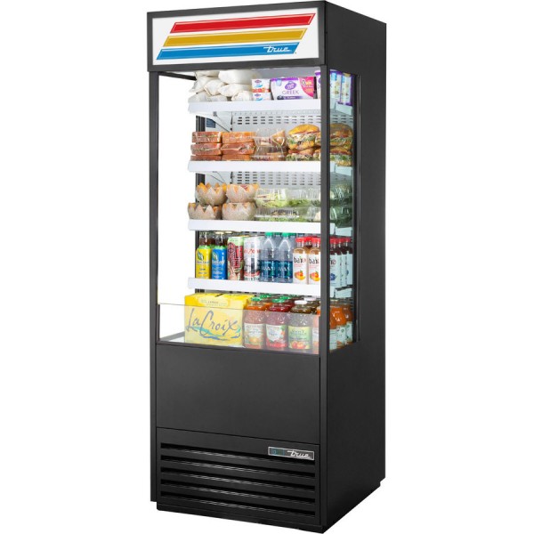 True TOAM-30GS-HC~TSL01, 30 Vertical Open Display Case Merchandiser True TOAM-30GS-HC~TSL01, 30 Vertical Open Display Case Merchandiser