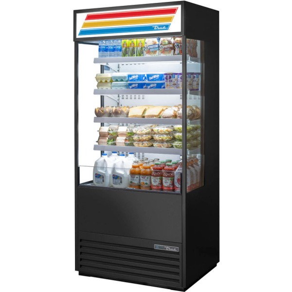 True TOAM-36GS-HC~TSL01, 36 Vertical Open Display Case Merchandiser True TOAM-36GS-HC~TSL01, 36 Vertical Open Display Case Merchandiser