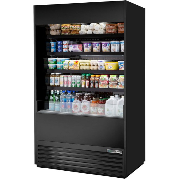 True TOAM-48-HC~NSL01, 48 Vertical Open Display Case Merchandiser w/ Night Cover True TOAM-48-HC~NSL01, 48 Vertical Open Display Case Merchandiser w/ Night Cover