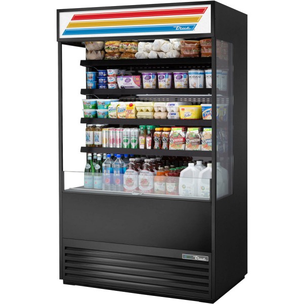 True TOAM-48GS-HC~TSL01, 48 Vertical Open Display Case Merchandiser True TOAM-48GS-HC~TSL01, 48 Vertical Open Display Case Merchandiser