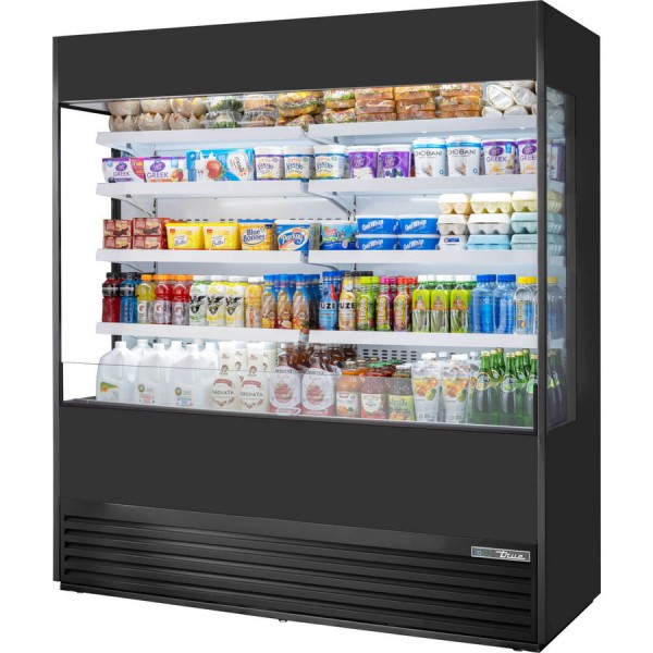 True TOAM-72GS-HC~NSL01, 72 Vertical Open Display Case Merchandiser w/ Night Cover True TOAM-72GS-HC~NSL01, 72 Vertical Open Display Case Merchandiser w/ Night Cover