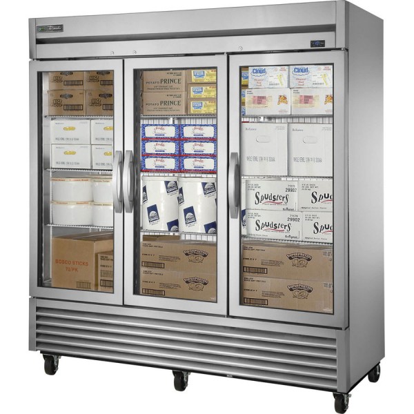 True TS-72FG-HC~FGD01, 78 3 Glass Door Reach-In Freezer, TS Series True TS-72FG-HC~FGD01, 78 3 Glass Door Reach-In Freezer, TS Series