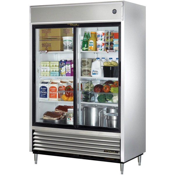 True TSD-47G-HC-LD, 54 2 Glass Slide Door Reach-In Refrigerator, TSD Series True TSD-47G-HC-LD, 54 2 Glass Slide Door Reach-In Refrigerator, TSD Series