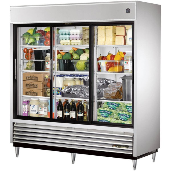 True TSD-69G-LD, 78 3 Glass Slide Door Reach-In Refrigerator, TSD Series True TSD-69G-LD, 78 3 Glass Slide Door Reach-In Refrigerator, TSD Series