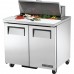 True TSSU-36-08-HC, 36 2 Door Sandwich / Salad Prep Table, (8) 1/6 Size Pans True TSSU-36-08-HC, 36 2 Door Sandwich / Salad Prep Table, (8) 1/6 Size Pans