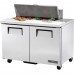True TSSU-48-10-HC, 48 2 Door Sandwich / Salad Prep Table, (10) 1/6 Size Pans True TSSU-48-10-HC, 48 2 Door Sandwich / Salad Prep Table, (10) 1/6 Size Pans